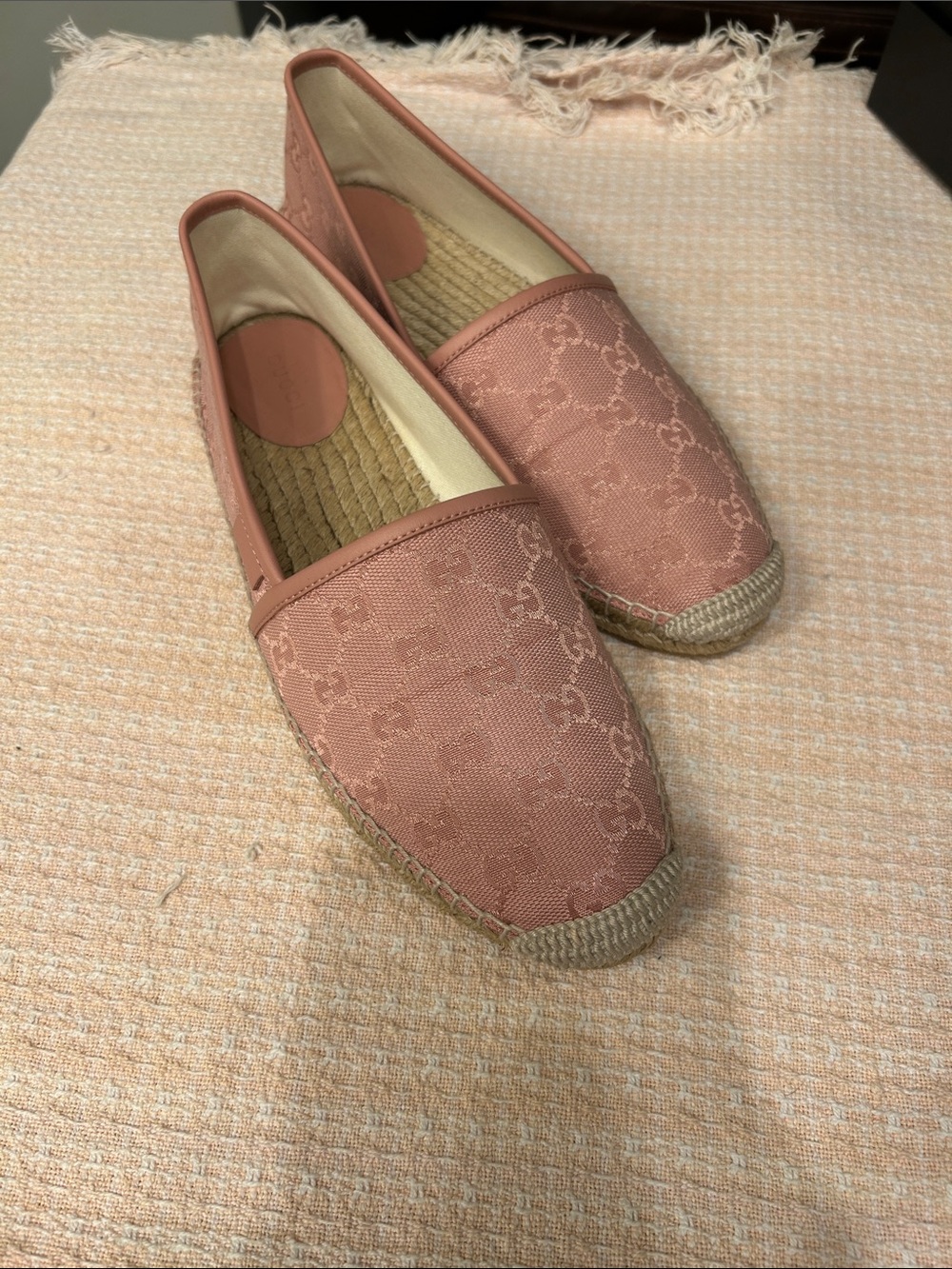Women’s Pink Espadrille Slip-On Flats
